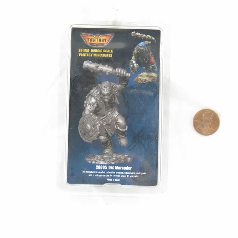 FLM28005 Orc Marauder Figure Kit 28mm Heroic Scale Miniature Unpainted (ONLINE ORDER ONLY)