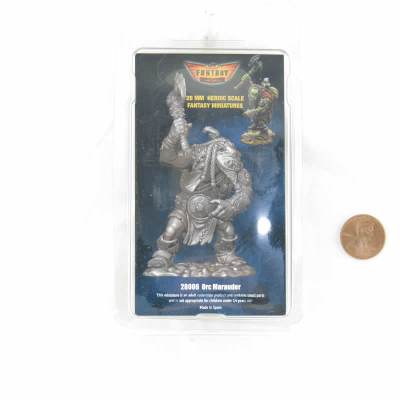FLM28006 Orc Marauder Figure Kit 28mm Heroic Scale Miniature Unpainted (ONLINE ORDER ONLY)