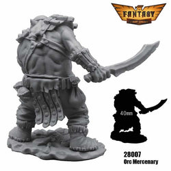 FLM28007 Orc Mercenary Figure Kit 28mm Heroic Scale Miniature Unpainted (ONLINE ORDER ONLY)