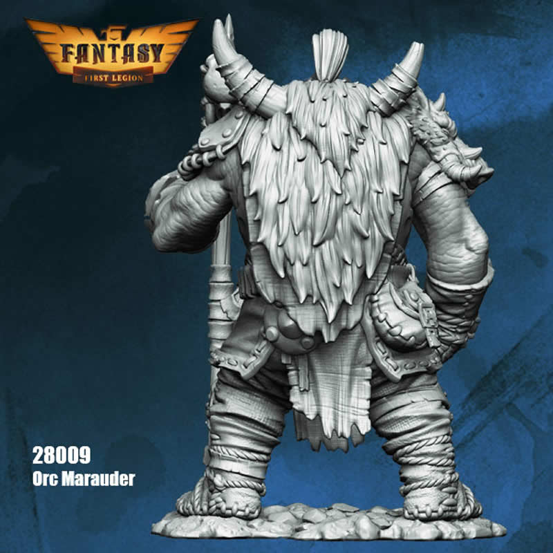 FLM28009 Orc Marauder Figure Kit 28mm Heroic Scale Miniature Unpainted (ONLINE ORDER ONLY)