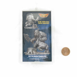 FLM28011 Orc Butcher Dragging Goat Figure Kit 28mm Heroic Scale Miniature Unpainted (ONLINE ORDER ONLY)