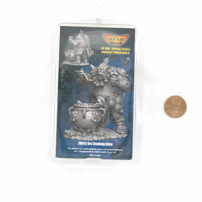 FLM28012 Orc Cooking Stew Figure Kit 28mm Heroic Scale Miniature Unpainted (ONLINE ORDER ONLY)