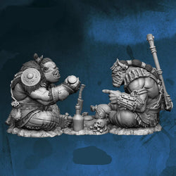 FLM28014 Orcs Gambling Figure Kit 28mm Heroic Scale Miniature Unpainted (ONLINE ORDER ONLY)