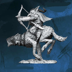 FLM28031 Goblin Warrior On Warg No. 2 Figure Kit 28mm Heroic Scale Miniature Unpainted (ONLINE ORDER ONLY)
