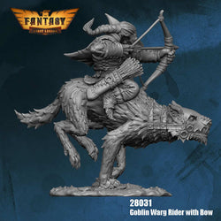 FLM28031 Goblin Warrior On Warg No. 2 Figure Kit 28mm Heroic Scale Miniature Unpainted (ONLINE ORDER ONLY)