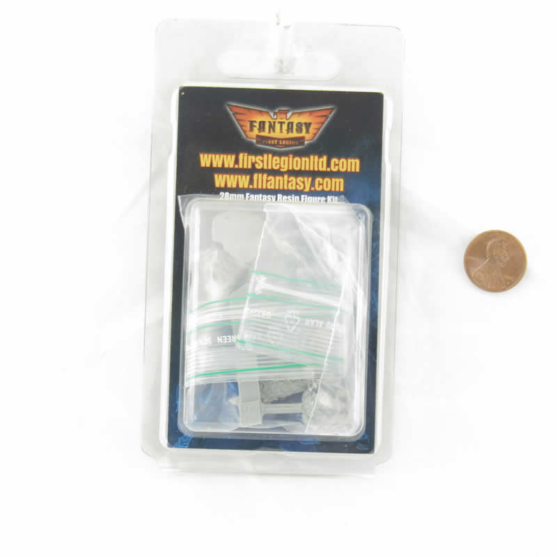 FLM28033 Goblin Standard Bearer on Warg Figure Kit 28mm Heroic Scale Miniature Unpainted (ONLINE ORDER ONLY)