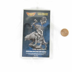 FLM28033 Goblin Standard Bearer on Warg Figure Kit 28mm Heroic Scale Miniature Unpainted (ONLINE ORDER ONLY)