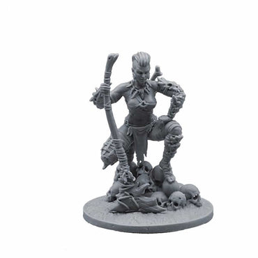FLM28039 Savage Female Figure Kit 28mm Heroic Scale Miniature Unpainted (ONLINE ORDER ONLY)