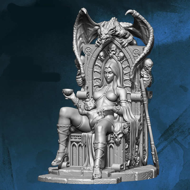 FLM28041 The Future Prince Of Darkness Figure Kit 28mm Heroic Scale Miniature Unpainted First Legion (ONLINE ORDER ONLY)
