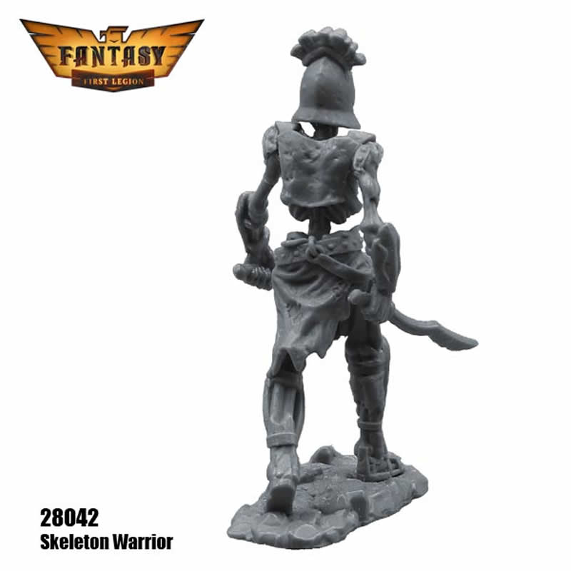 FLM28042 Skeleton Warrior Figure Kit 28mm Heroic Scale Miniature Unpainted (ONLINE ORDER ONLY)