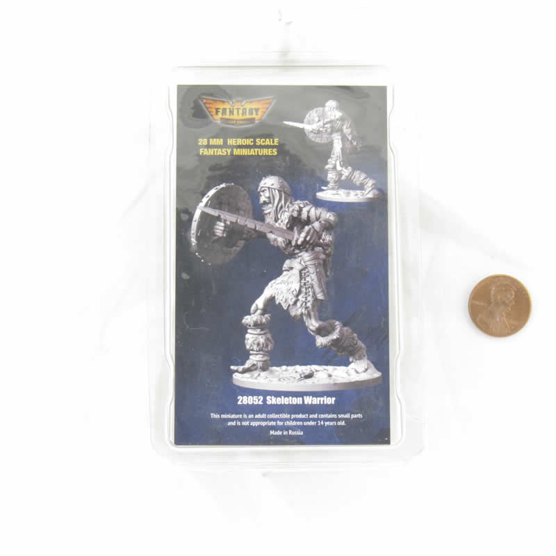 FLM28052 Skeleton Warrior Figure Kit 28mm Heroic Scale Miniature Unpainted (ONLINE ORDER ONLY)