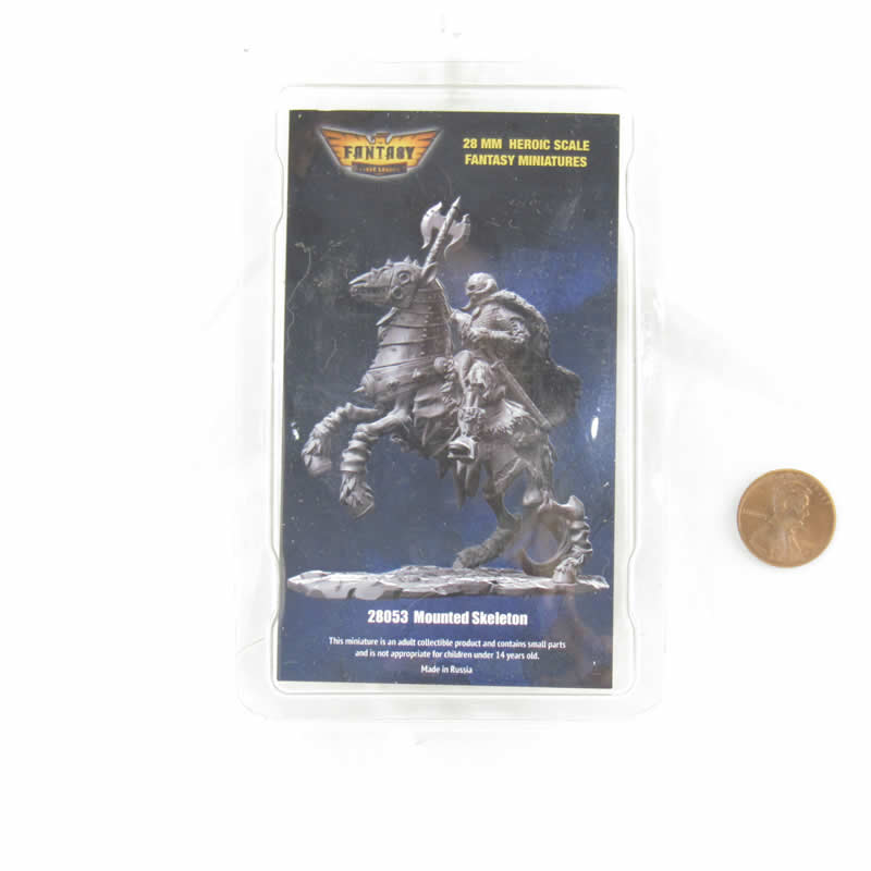 FLM28053 Mounted Skeleton Figure Kit 28mm Heroic Scale Miniature Unpainted (ONLINE ORDER ONLY)