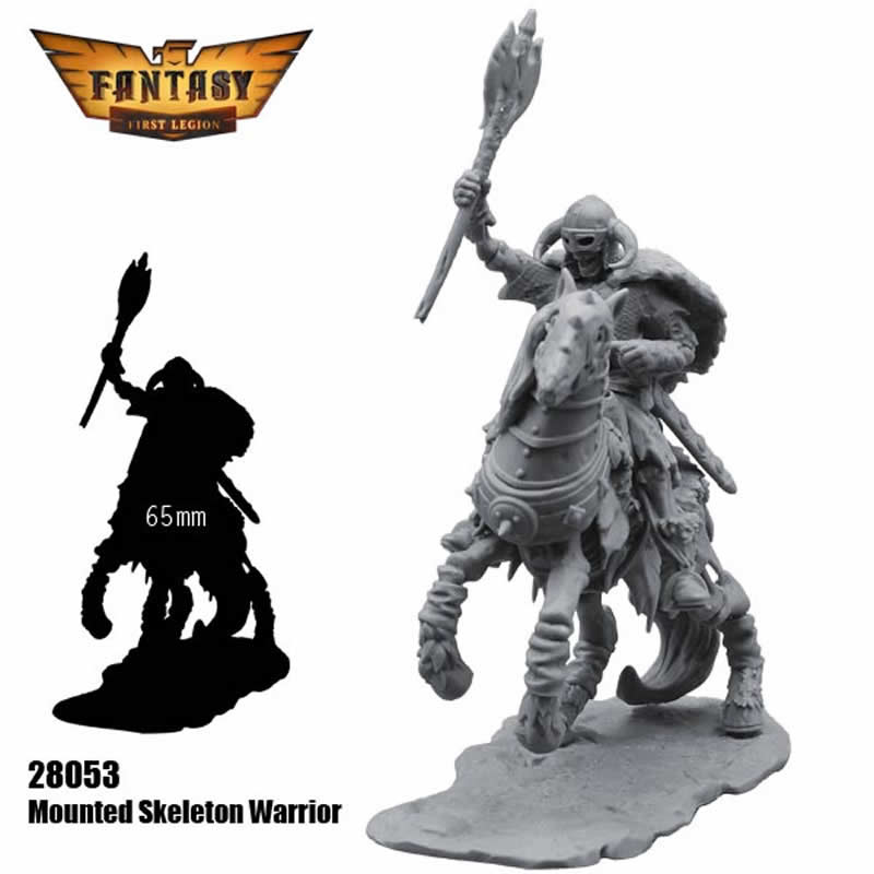 FLM28053 Mounted Skeleton Figure Kit 28mm Heroic Scale Miniature Unpainted (ONLINE ORDER ONLY)