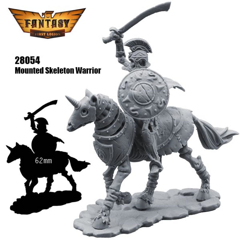 FLM28054 Mounted Skeleton Figure Kit 28mm Heroic Scale Miniature Unpainted (ONLINE ORDER ONLY)