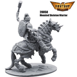 FLM28058 Mounted Skeleton Warrior Figure Kit 28mm Heroic Scale Miniature Unpainted (ONLINE ORDER ONLY)