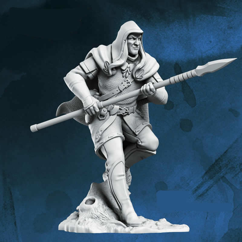 FLM28067 Liammeris Elf Ranger Figure Kit 28mm Heroic Scale Miniature Unpainted (ONLINE ORDER ONLY)
