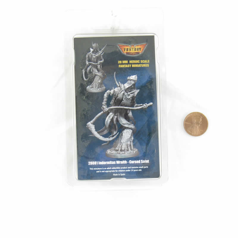 FLM28081 Indormitas Wraith Cursed Saint Figure Kit 28mm Heroic Scale Miniature Unpainted (ONLINE ORDER ONLY)