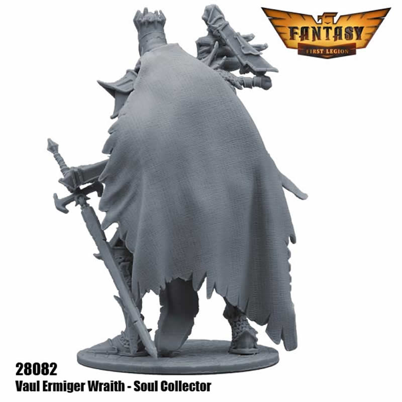 FLM28082 Vaul Ermiger Wraith Soul Collector Figure Kit 28mm Heroic Scale Miniature Unpainted (ONLINE ORDER ONLY)