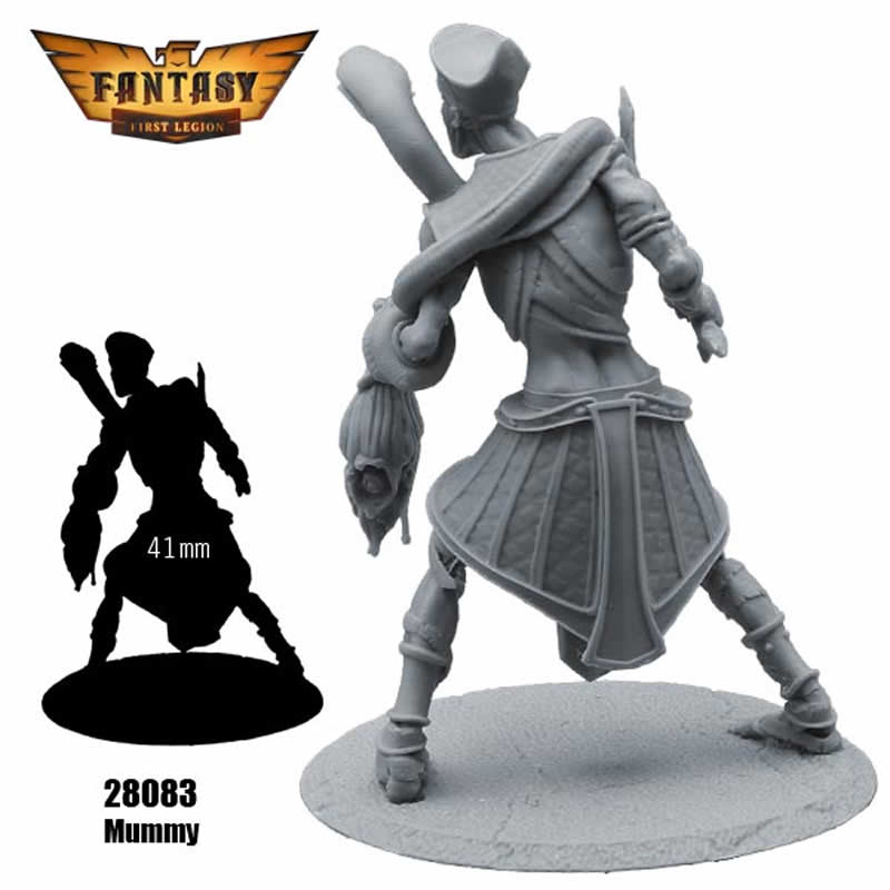 FLM28083 Mummy Figure Kit 28mm Heroic Scale Miniature Unpainted (ONLINE ORDER ONLY)