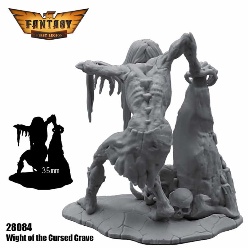 FLM28084 Wight of the Cursed Grave Figure Kit 28mm Heroic Scale Miniature Unpainted (ONLINE ORDER ONLY)