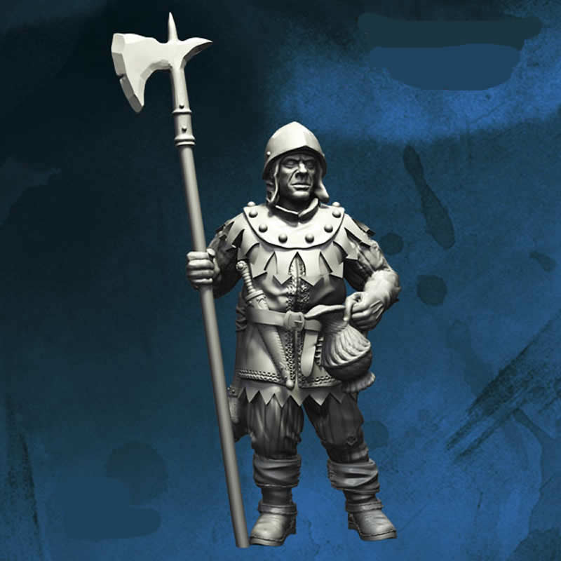 FLM28085 Town Guard No1 Figure Kit 28mm Heroic Scale Miniature Unpainted (ONLINE ORDER ONLY)