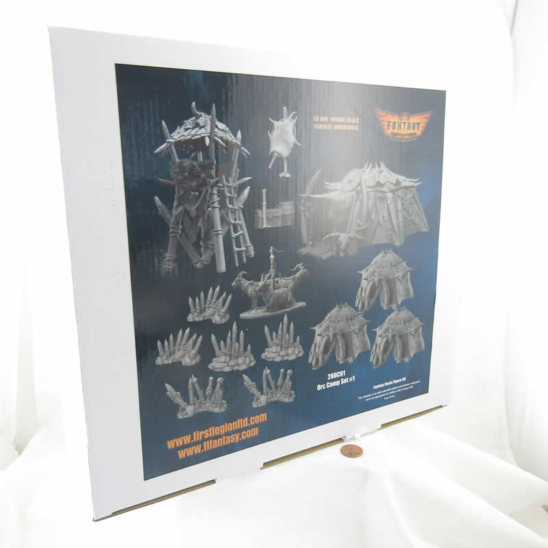 FLM28OC01 Orc Camp Accessories Kit 28mm Heroic Scale Miniature Unpainted (ONLINE ORDER ONLY)