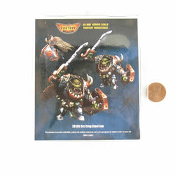 FLM28105 Orc Leader Crog Steel Jaw Figure Kit 28mm Heroic Scale Miniature Unpainted (ONLINE ORDER ONLY)
