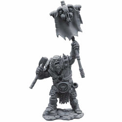 FLM28108 Orc Standard Bearer Uchyn Figure Kit 28mm Heroic Scale Miniature Unpainted (ONLINE ORDER ONLY)