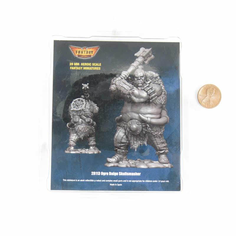 FLM28113 Ogre Bulgo Skullsmasher Figure Kit 28mm Heroic Scale Miniature Unpainted (ONLINE ORDER ONLY)