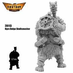 FLM28113 Ogre Bulgo Skullsmasher Figure Kit 28mm Heroic Scale Miniature Unpainted (ONLINE ORDER ONLY)