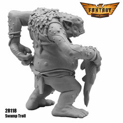 FLM28118 Swamp Troll Figure Kit 28mm Heroic Scale Miniature Unpainted (ONLINE ORDER ONLY)