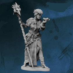 FLM28124 Sorceress Figure Kit 28mm Heroic Scale Miniature Unpainted (ONLINE ORDER ONLY)