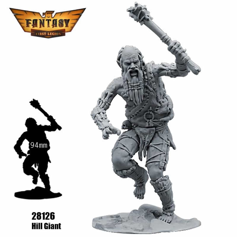 FLM28126 Hill Giant Figure Kit 28mm Heroic Scale Miniature Unpainted (ONLINE ORDER ONLY)