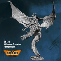 FLM28130 Millendarr Frostwind Flying Dragon Figure Kit 28mm Heroic Scale Miniature Unpainted (ONLINE ORDER ONLY)
