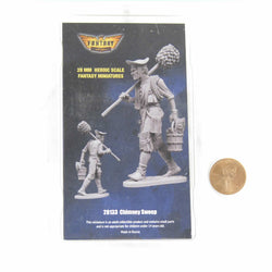 FLM28133 Chimney Sweep Figure Kit 28mm Heroic Scale Miniature Unpainted (ONLINE ORDER ONLY)