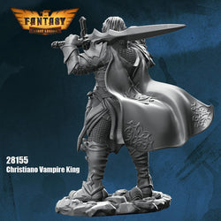 FLM28155 Christiano Vampire King Figure Kit 28mm Heroic Scale Miniature Unpainted (ONLINE ORDER ONLY)