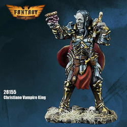 FLM28155 Christiano Vampire King Figure Kit 28mm Heroic Scale Miniature Unpainted (ONLINE ORDER ONLY)