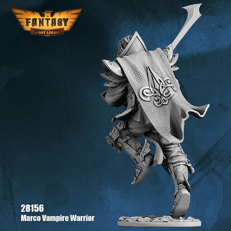 FLM28156 Marco Vampire Warrior Figure Kit 28mm Heroic Scale Miniature Unpainted (ONLINE ORDER ONLY)