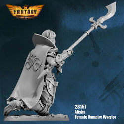 FLM28157 Alisha Female Vampire Warrior Figure Kit 28mm Heroic Scale Miniature Unpainted (ONLINE ORDER ONLY)