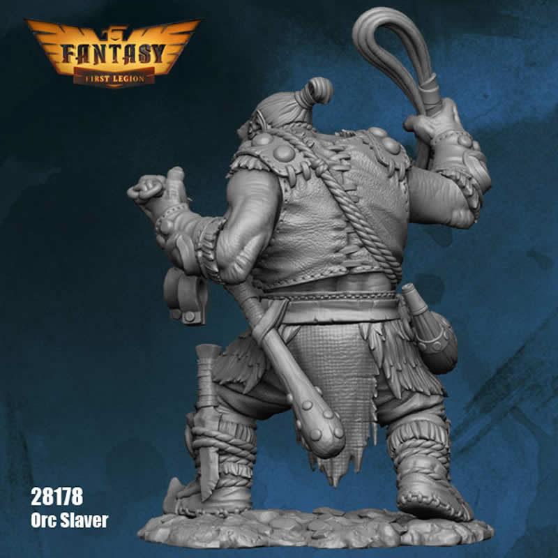 FLM28178 Orc Slaver Figure Kit 28mm Heroic Scale Miniature Unpainted (ONLINE ORDER ONLY)