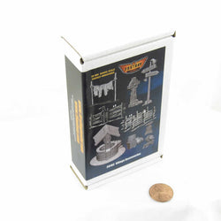 FLM28182 Village  Accessory Set 28mm Heroic Scale Miniature Unpainted (ONLINE ORDER ONLY)