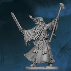 FLM28187 Abcessus Wizard Figure Kit 28mm Heroic Scale Miniature Unpainted (ONLINE ORDER ONLY)