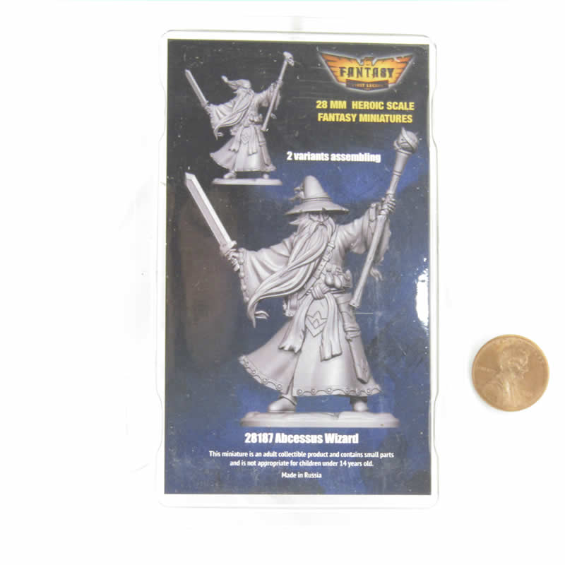 FLM28187 Abcessus Wizard Figure Kit 28mm Heroic Scale Miniature Unpainted (ONLINE ORDER ONLY)