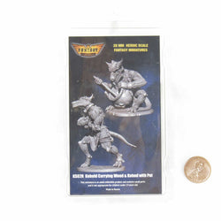 FLMKS02R Kobold Carrying Wood and Kobold with Pot Figure Kit 28mm Heroic Scale Miniature Unpainted (ONLINE ORDER ONLY)