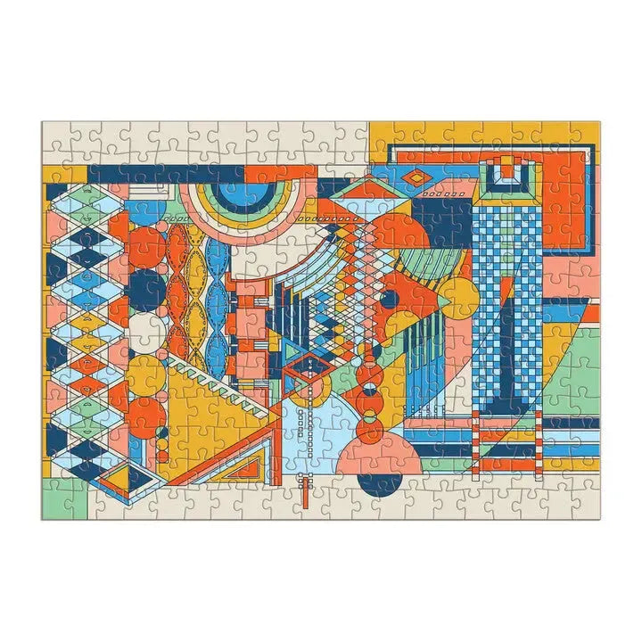 FLW Imperial Hotel Stone Wall Mural 250 Piece Wood Jigsaw Puzzle Galison (ONLINE ORDER ONLY)