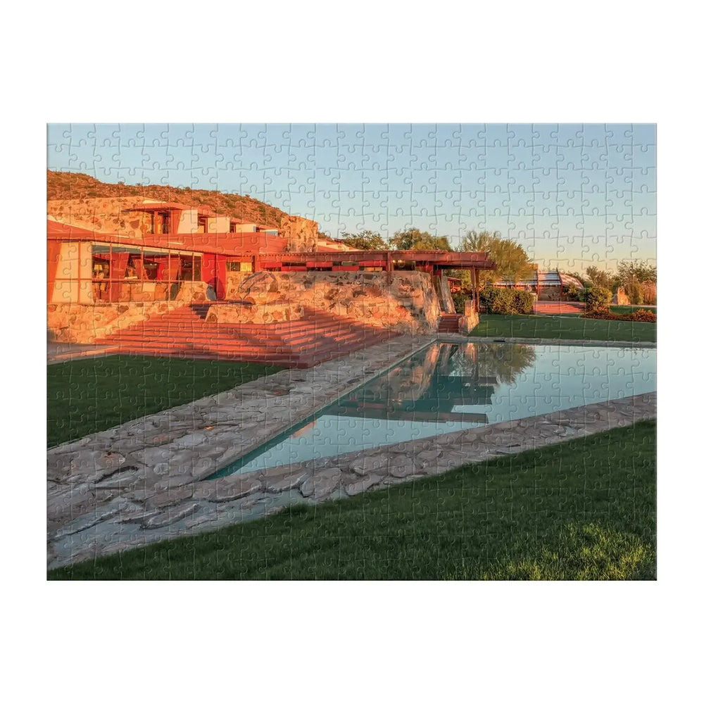FLW Taliesin & Taliesin West Double-Sided 500 Piece Jigsaw Puzzle Galison (ONLINE ORDER ONLY)