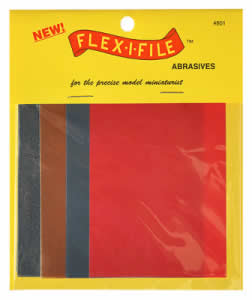 FLX801 Assorted Fine Grit Wet or Dry Abrasive Sheets 4 Pack Flex-I-File (ONLINE ORDER ONLY)