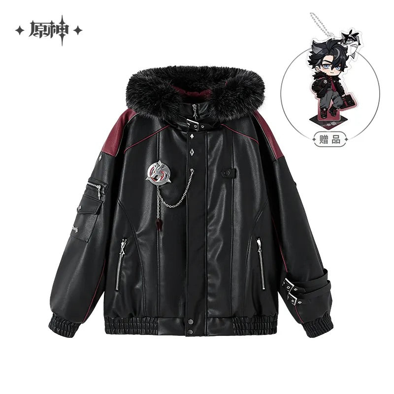 Wriothesley Theme Impression Series Quilted PU Hooded Jackets (ONLINE ORDER ONLY)