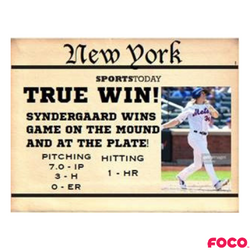 Noah Syndergaard New York Mets True Win Bobblehead (ONLINE ORDER ONLY)