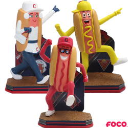 Cleveland Indians Hot Dog Derby Bobbleheads (ONLINE ORDER ONLY)